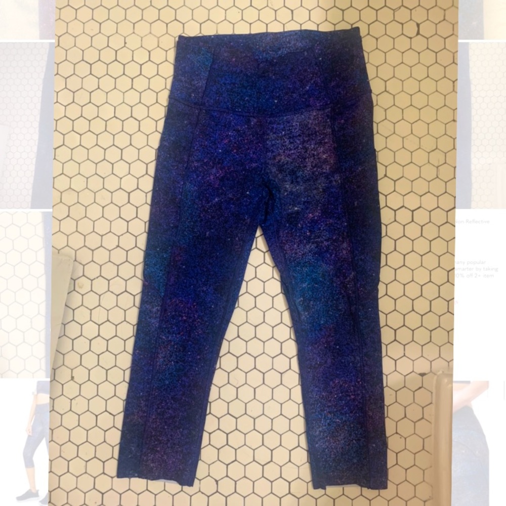 Lululemon Fast and Free Crop II 19" Nulux ✨